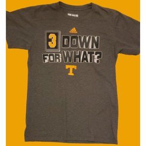 UT University of Tennessee Vols 3 Down for What Football Shirt Men's Small
